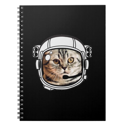 Carnet Chat spatial (Devant)
