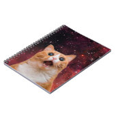 Carnet Chat spatial étonné (Côté gauche)