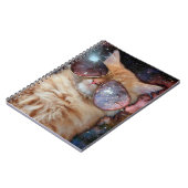 Carnet Chat spatial portant des lunettes de soleil (Côté gauche)
