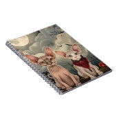 Carnet Chat Sphynx Halloween Ensorcelant (Côté Droit)