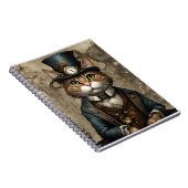 Carnet Chat Steampunk (Côté Droit)