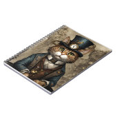 Carnet Chat Steampunk (Côté gauche)