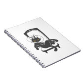 Carnet Chat sur chaîne de luxe silhouette - Choisir la co (Côté Droit)