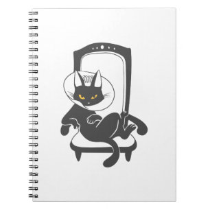 Carnet Chat sur chaîne de luxe silhouette - Choisir la co
