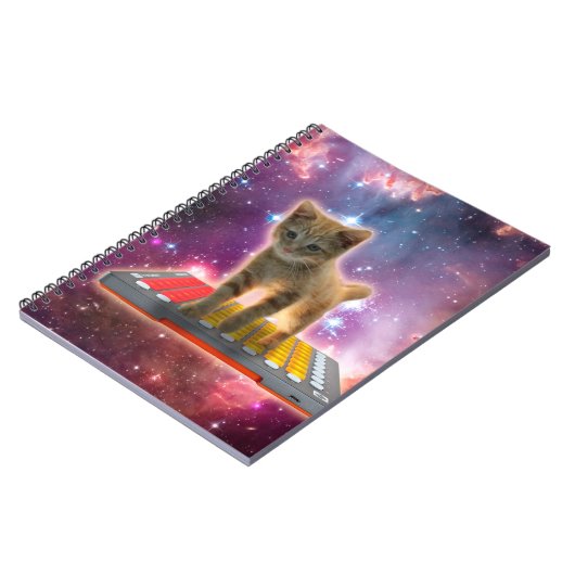 Carnet Chat sur synthétiseurs dans l'espace (Côté gauche)