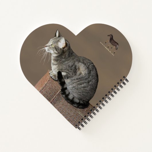 Carnet Chat Tabby Gris Fumé (Dos)
