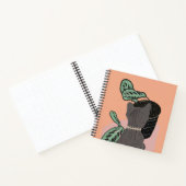Carnet Chat tigré gris Plantes (Intérieur)