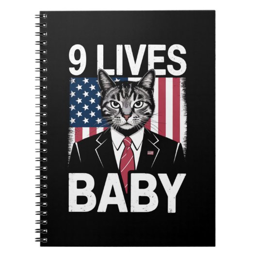 Carnet Chat Trump 9 Vit Bébé Drôle Trump Chat (Devant)