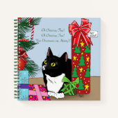 Carnet Chat Tuxedo (Devant)