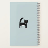 Carnet Chat Tuxedo noir et blanc Personnalisé (Verso)