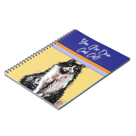 Carnet Chat Tuxedo Pastel Chats Garçons Vous Êtes Un Chat (Côté gauche)