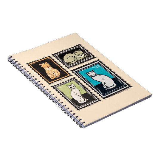 Carnet Chat vintage (Côté Droit)