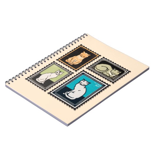 Carnet Chat vintage (Côté gauche)