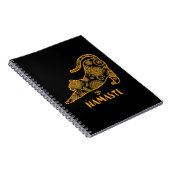 Carnet Chat Yoga Namaste OM - Funny Yoga T-shirt cadeau (Côté Droit)