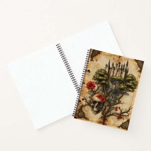Carnet Château avec crâne (Intérieur)