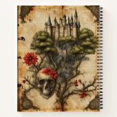 Carnet Château avec crâne (Dos)