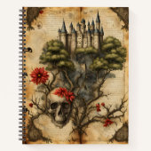 Carnet Château avec crâne (Devant)