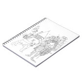 Carnet Château d'Aboyne Ecosse (Côté gauche)