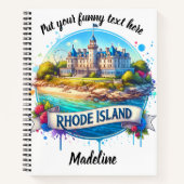 Carnet Château de charme sur les rives de Rhode Island (Devant)