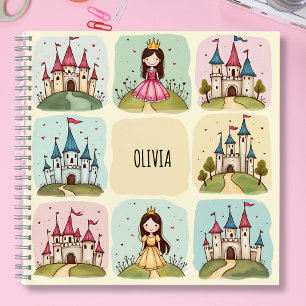 Carnet Château de conte de fées adorable & dessins de pri
