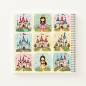 Carnet Château de conte de fées adorable & dessins de pri (Dos)