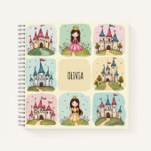 Carnet Château de conte de fées adorable & dessins de pri (Devant)