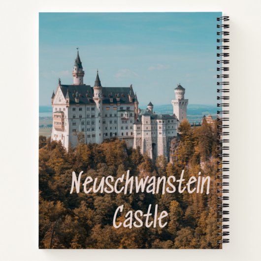 Carnet Château de Neuschwanstein Allemagne (Dos)