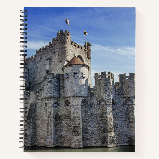 Carnet Château des Comtes à Gand (Devant)