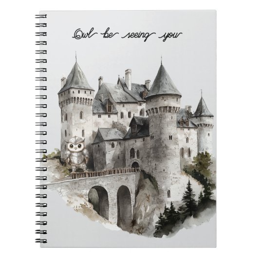 Carnet Château Hibou Vous Verrons Bien (Devant)