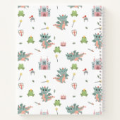 Carnet Château Médiéval de Contes de Fées des Chevaliers  (Dos)