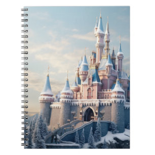 Carnet Château numérique fantastique dans les montagnes