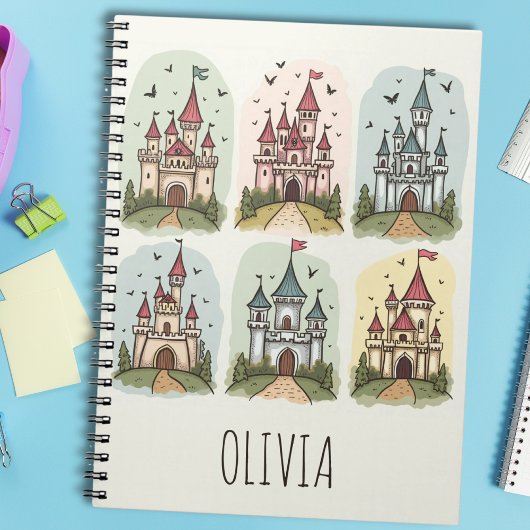 Carnet Châteaux de Contes de Fées Fantaisistes