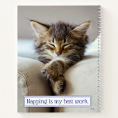 Carnet Chaton couchant (Dos)