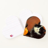 Carnet Chaton d'Halloween noir et blanc vintage (Intérieur)