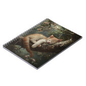 Carnet Chaton dormant dans un arbre Vintage (Côté gauche)