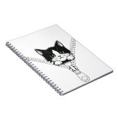 Carnet Chaton drôle coup d'oeil  (Côté Droit)