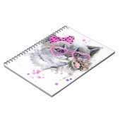 Carnet Chaton mignon d'aquarelle (Côté gauche)