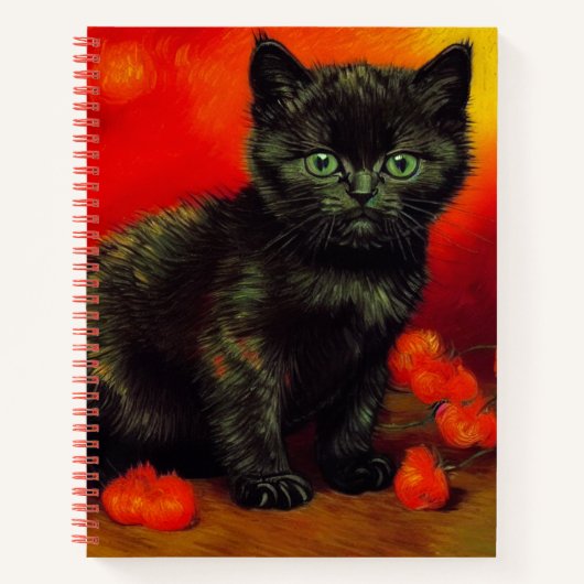 Carnet Chaton noir de Van Gogh (Devant)