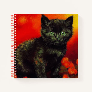 Carnet Chaton noir de Van Gogh