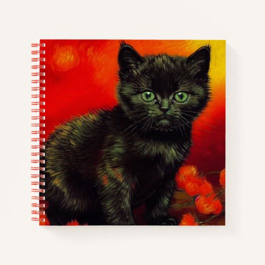 Carnet Chaton noir de Van Gogh (Devant)