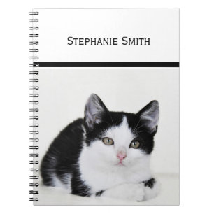 Carnet Chaton noir et blanc
