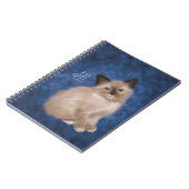 Carnet Chaton siamois (Côté gauche)