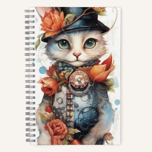 Carnet Chaton Steampunk (Recto)