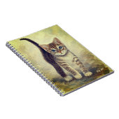 Carnet Chaton tigré adorable  (Côté Droit)