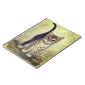 Carnet Chaton tigré adorable  (Côté gauche)