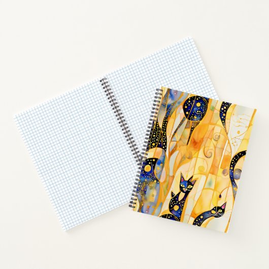 Carnet Chatons Abstraits (Intérieur)