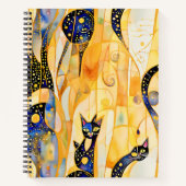 Carnet Chatons Abstraits (Devant)