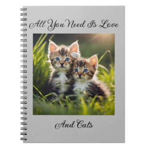 Carnet Chatons adorables en herbe