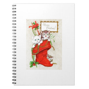 Carnet Chatons de Noël les plus doux