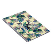 Carnet Chats à l'aquarelle dans un jardin (Côté Droit)